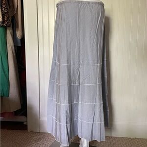 Gray Maxi Skirt